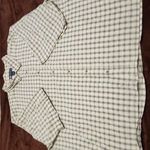 Big Dogs men's plaid short sleeve button down size 5XL